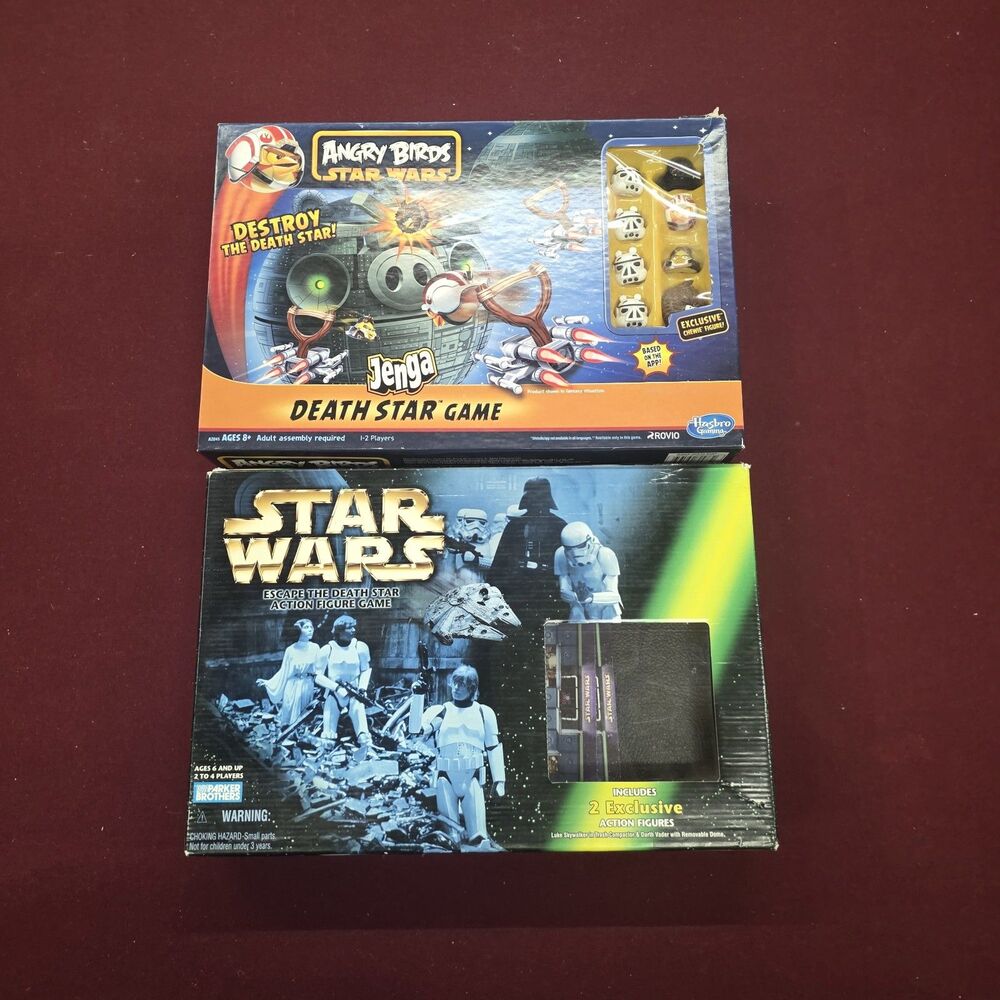 Angry Birds: Star Wars Jenga Death Star Game Hasbro + Free Star Wars Game